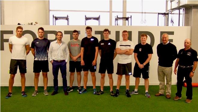 The U23 squad with Ben Ainslie, James Hadden, Ray New and John Heyes © James Hadden